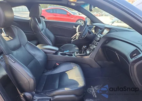 2016 Hyundai Genesis Coupe 3.8 R-Spec z USA, uszkodzony, nr VIN KMHHU6KJ0GU131802